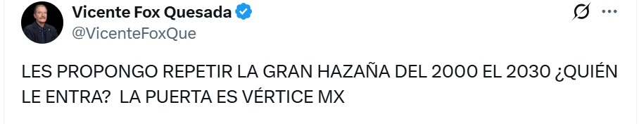 Vicente Fox X
