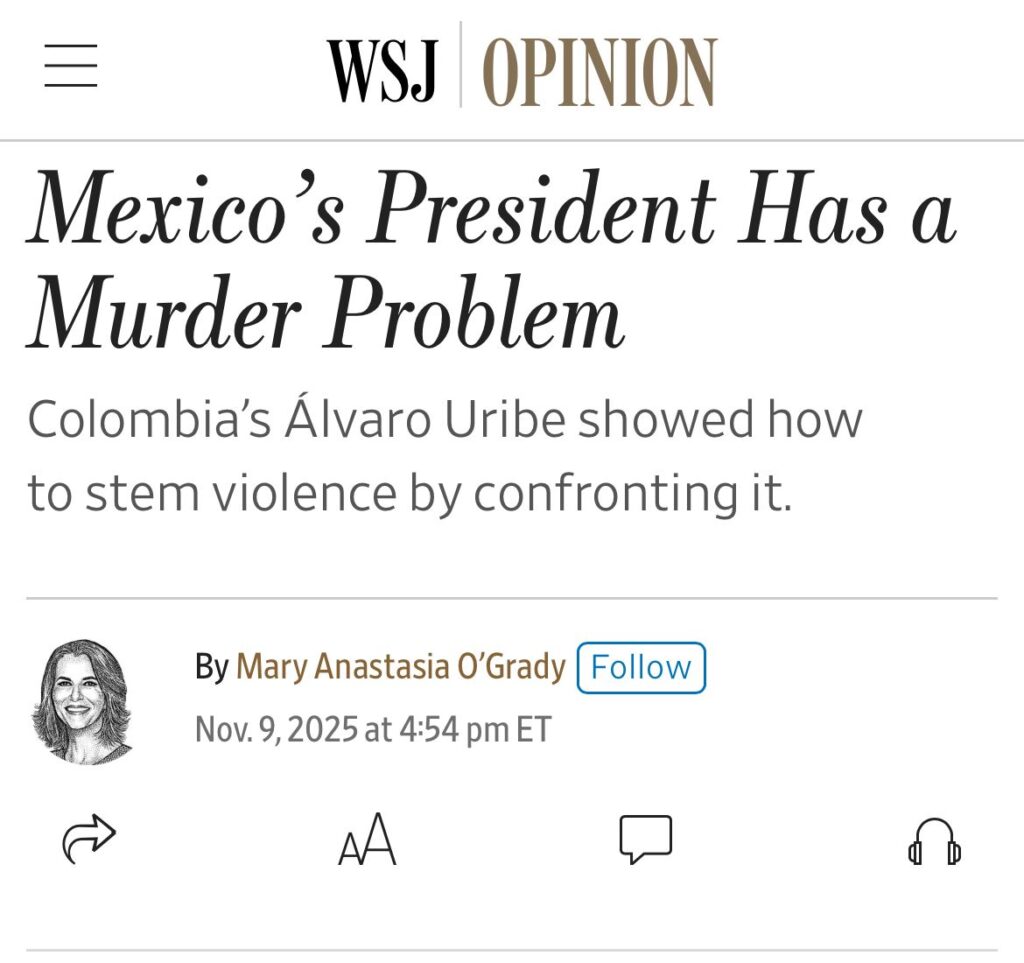 articulo WSJ opinion 