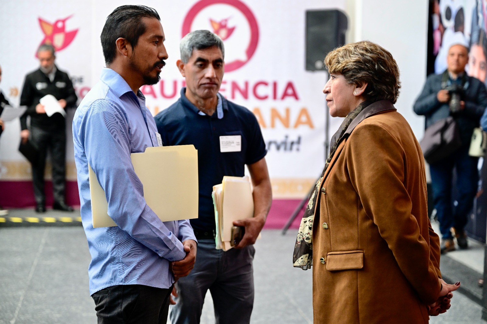 Delfina Gómez encabeza audiencia ciudadana