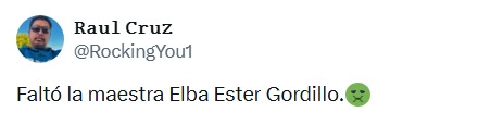 faltó Elba Esther