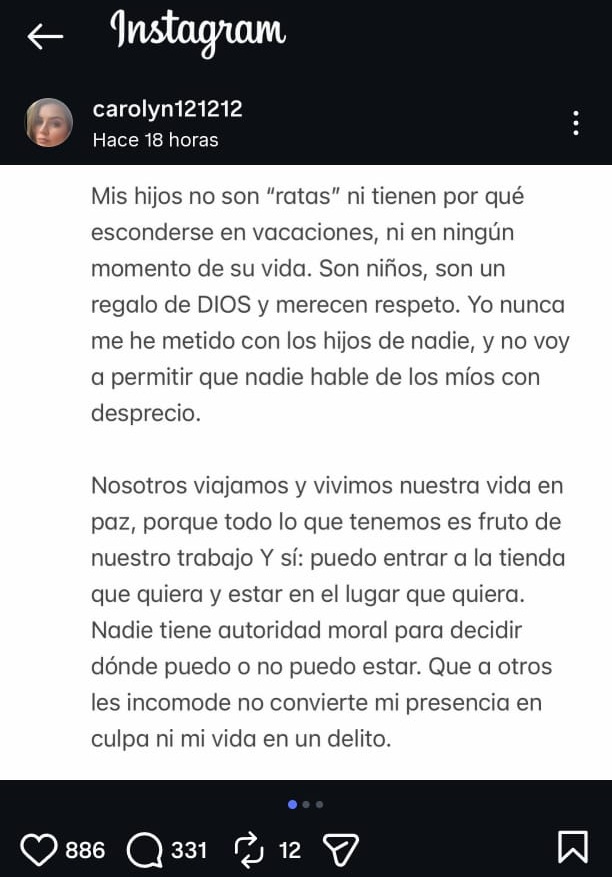 Insta, esposa López Beltrán