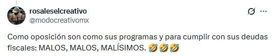 Mala oposición