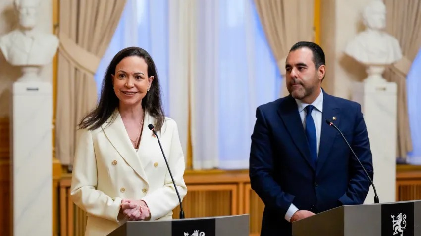 María Corina en Oslo