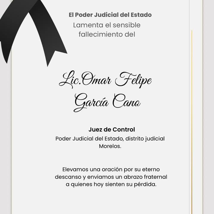 Muere Omar García Cano