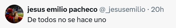 no se hace uno