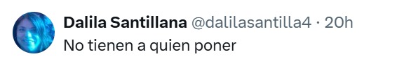 No tienen a quién poner