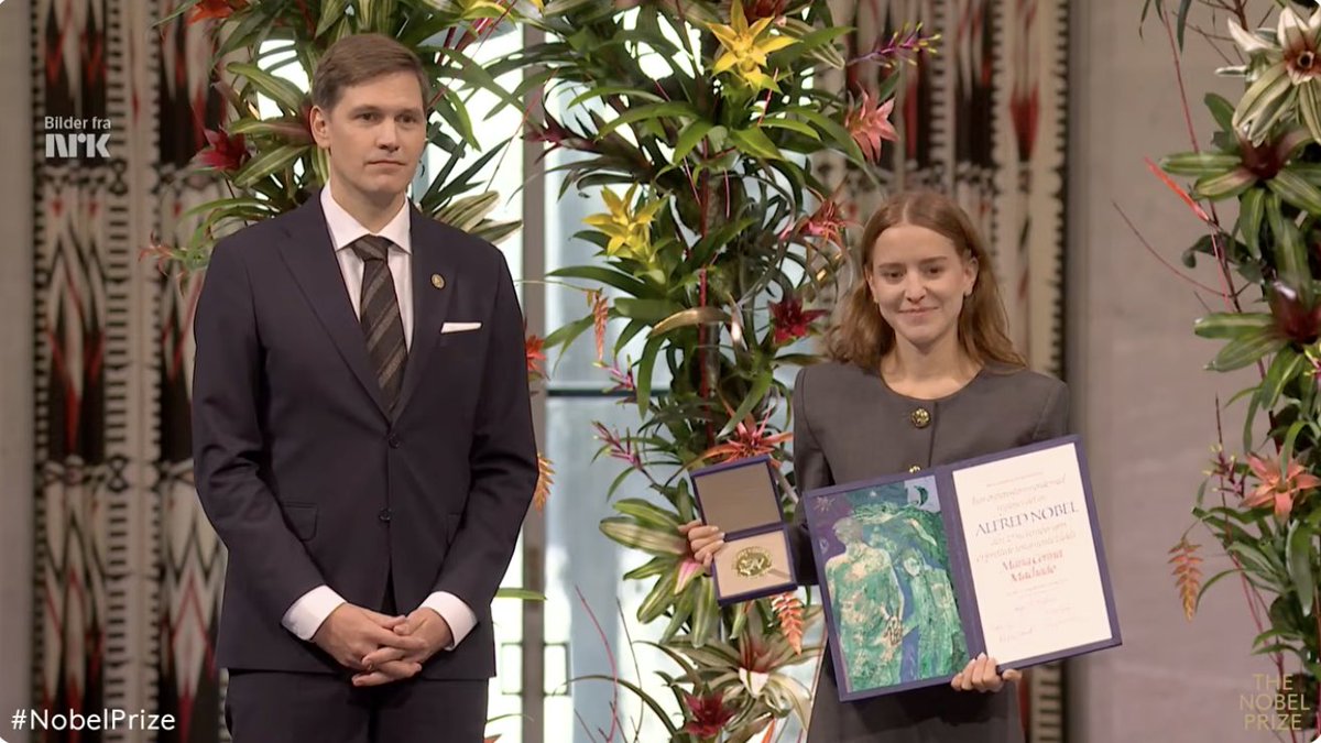 Nobel hija de María Corina 