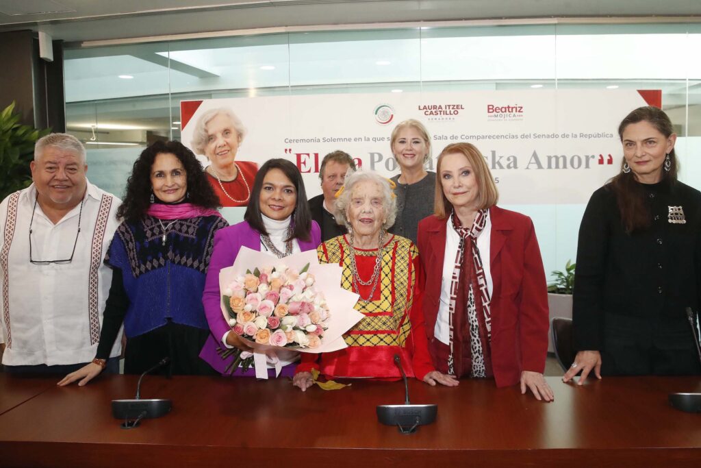 Poniatowska en Senado