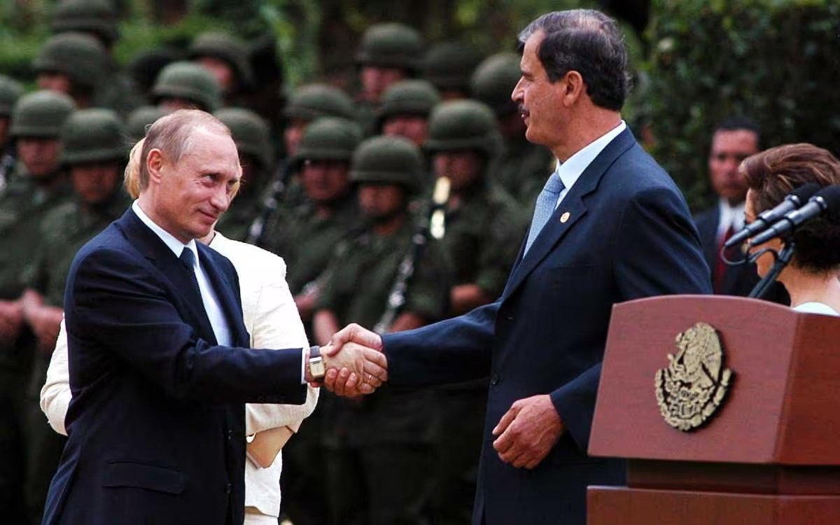 Putin y Vicente Fox 