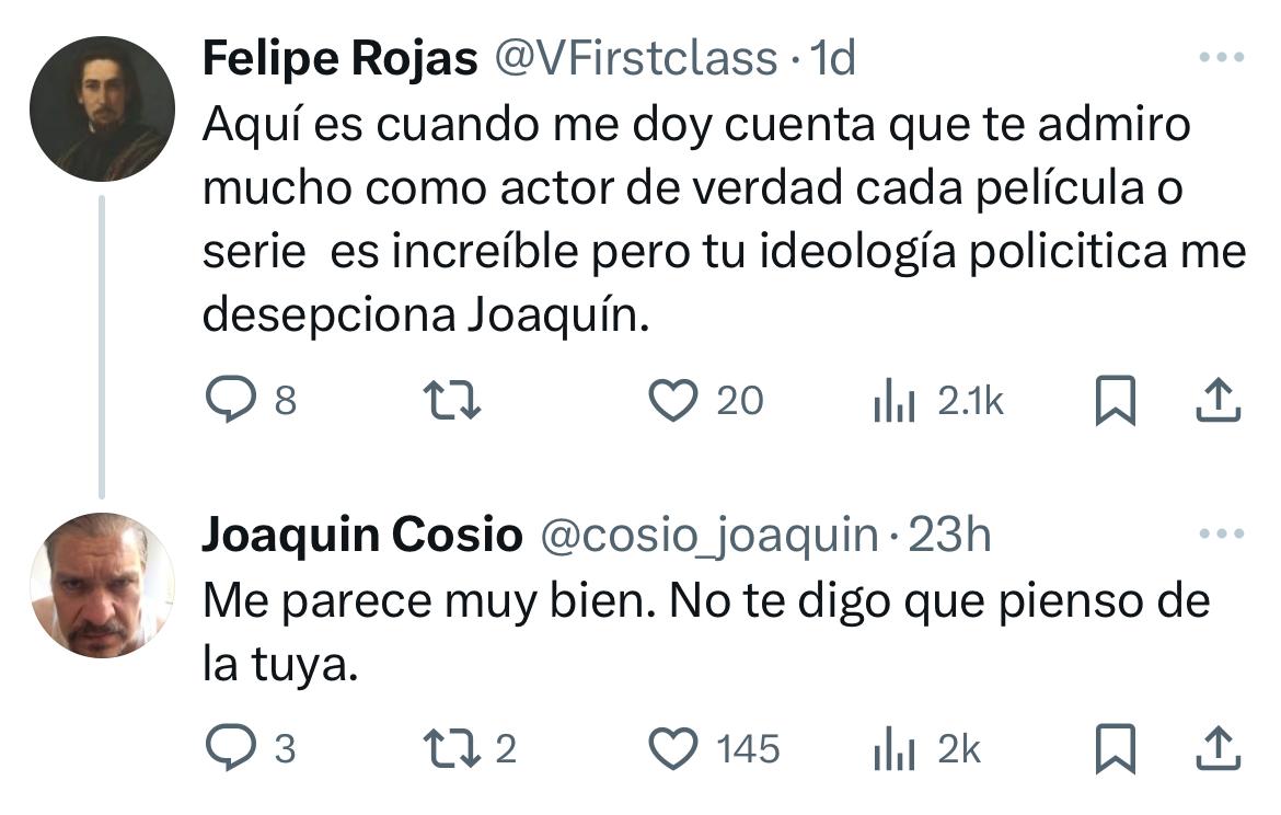 Redes critican a Joaquín Cosío
