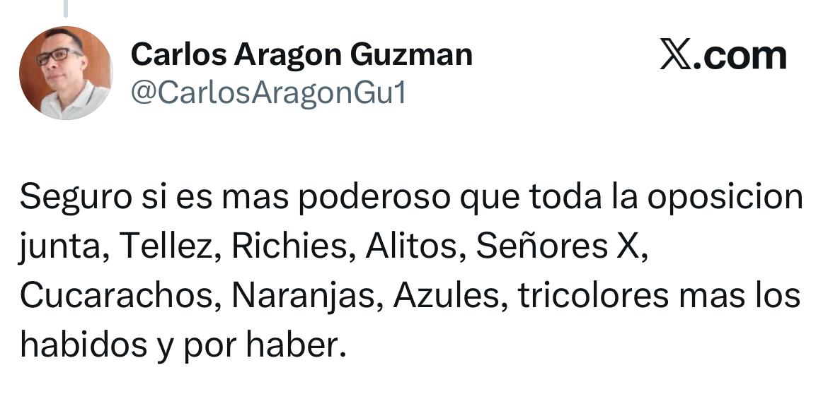 Redes critican a López San Martín