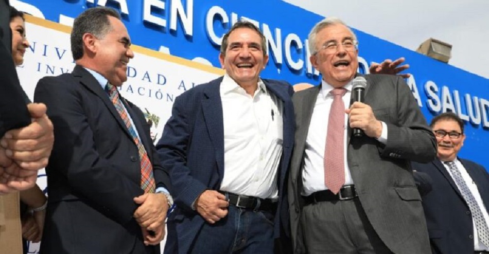 Rubén Rocha y Melesio Cuén