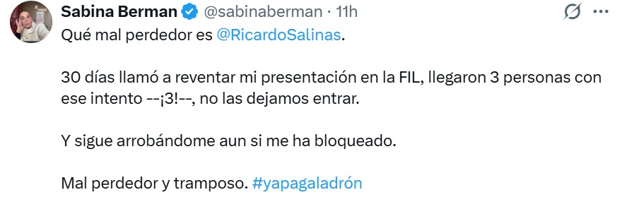 Sabina a Salinas