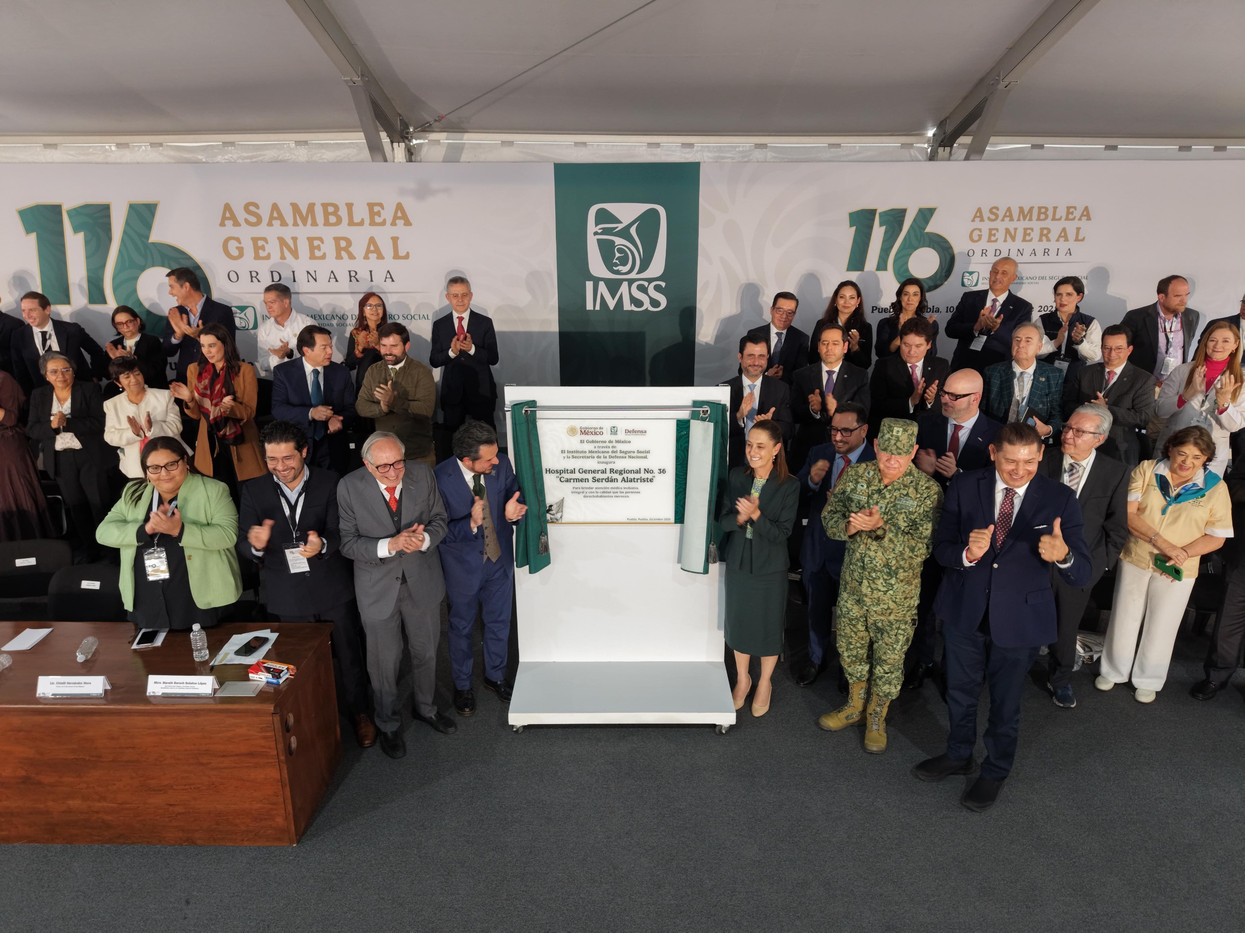 Sheinbaum inaugura Hospital Carmen Serdán