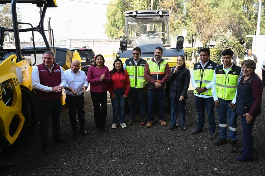 Sheinbaum entrega trenes Edomex