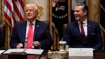 Trump y Hegseth