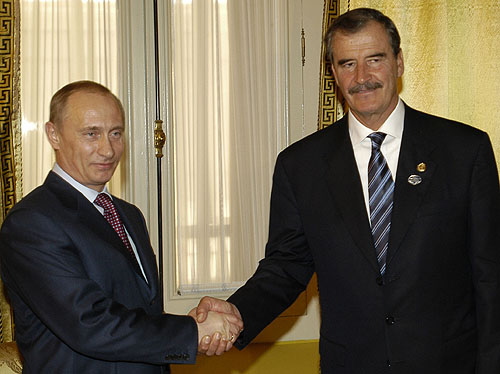 Vicente Fox Vladimir Putin 