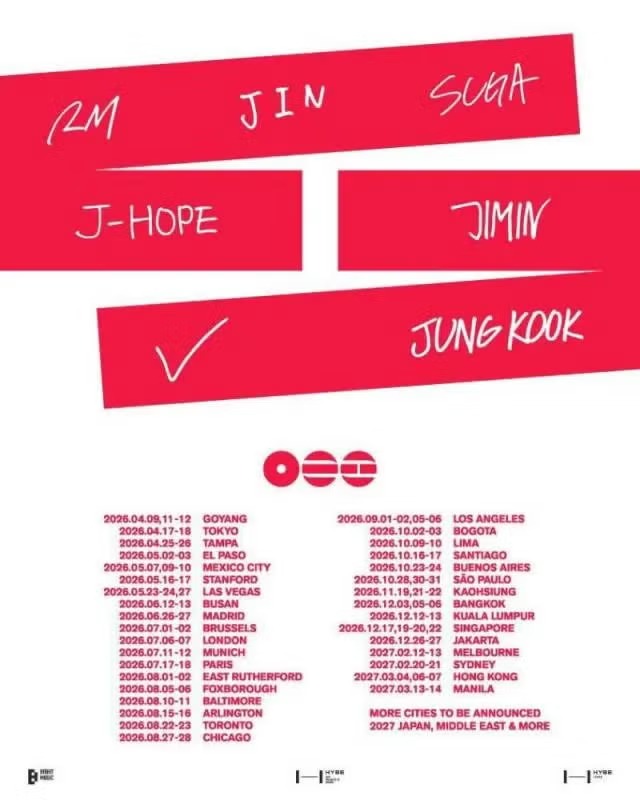 gira BTS