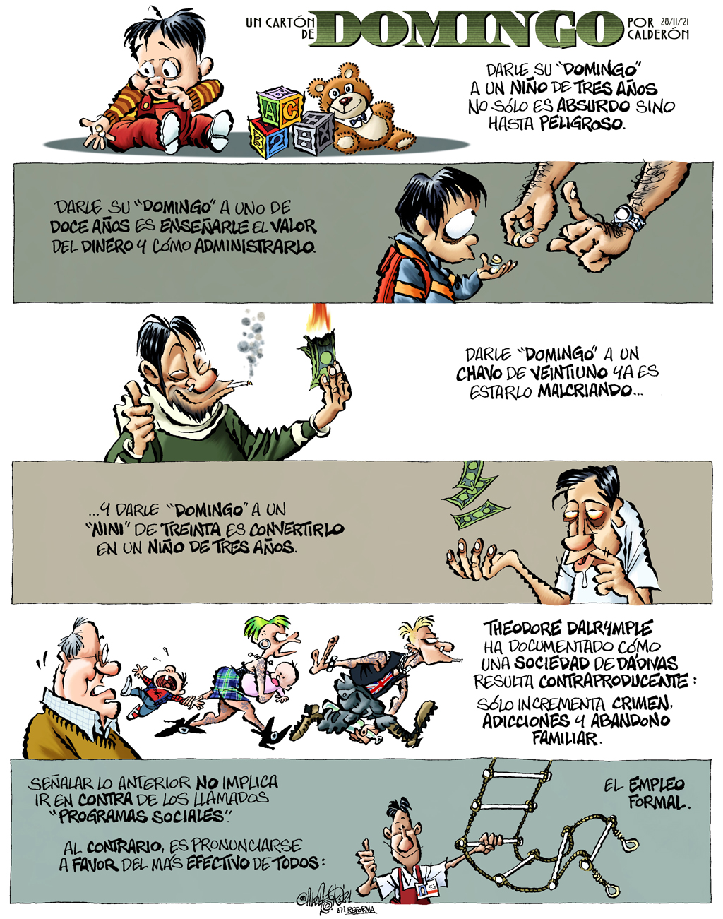 Cartones monero Calderón