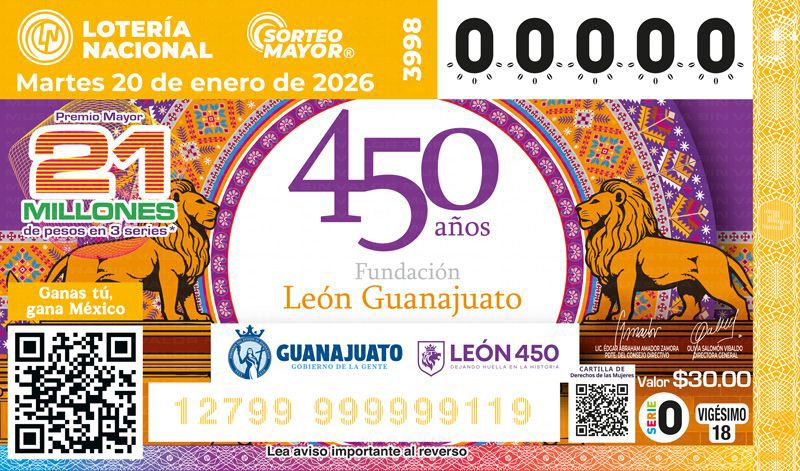 ¿Cómo es billete conmemorativo de León, Guanajuato?