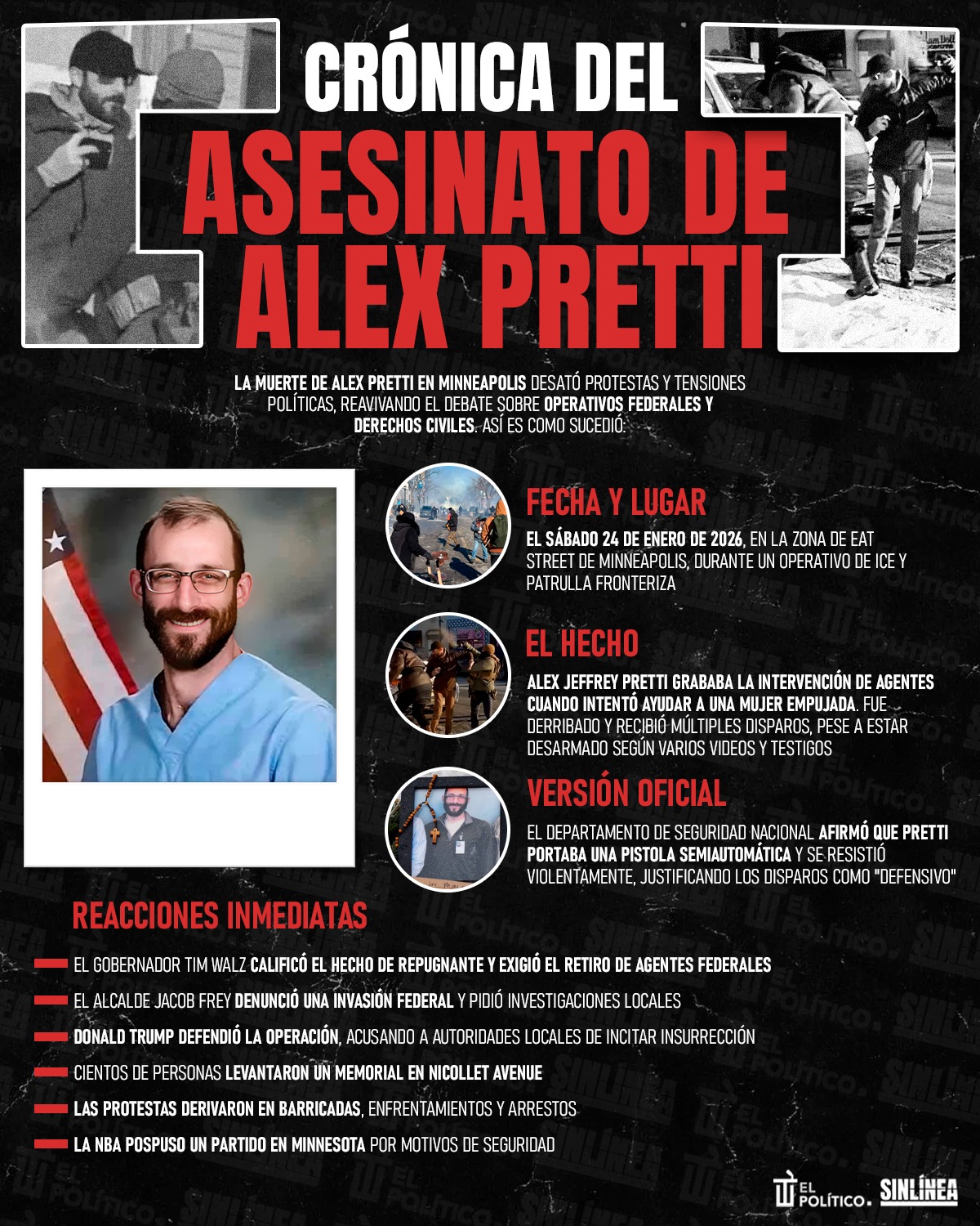 Crónica del asesinato de Alex Pretti