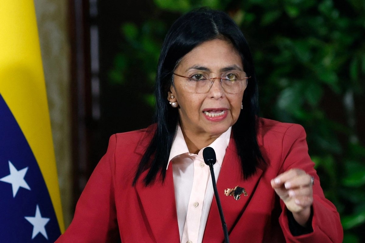 Delcy Rodríguez es amenazado por Trump