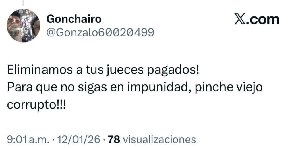 Le eliminaron a sus jueces pagados