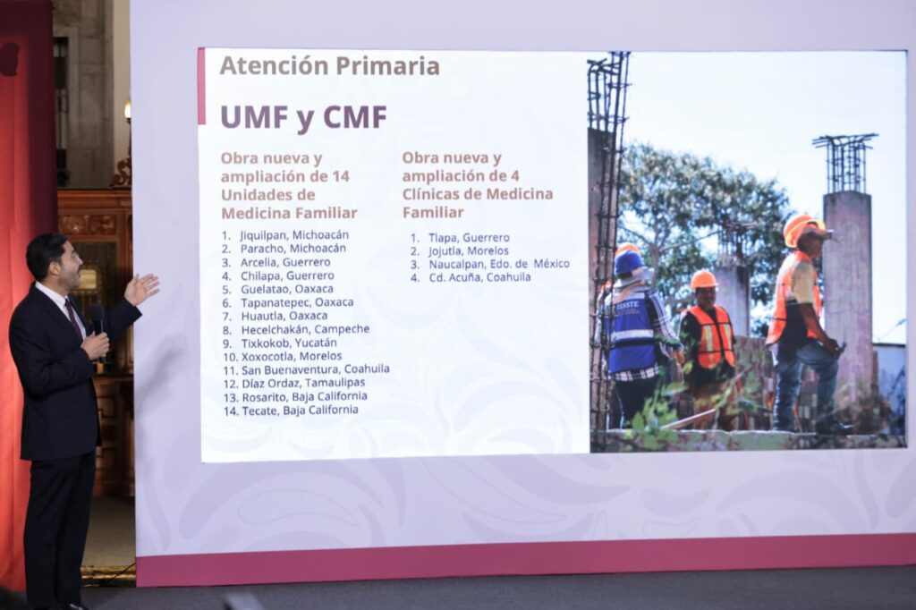Issste presenta avances Martí Batres