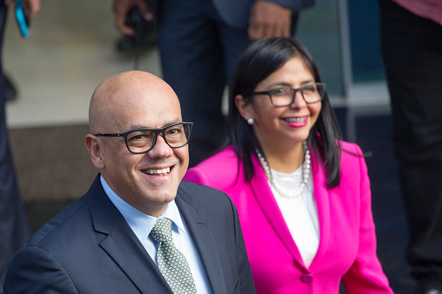 Jorge y Delcy Rodríguez 