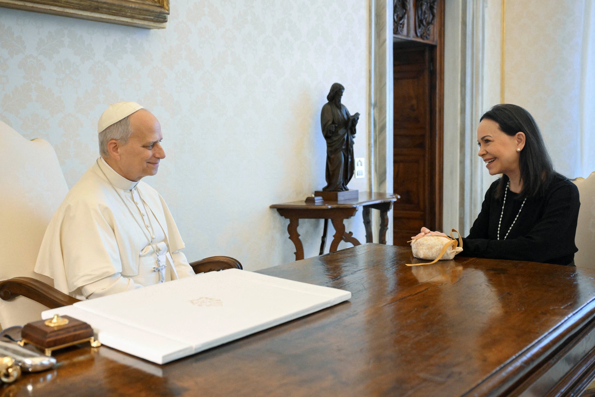 María Corina Papa León XIV Vaticano 