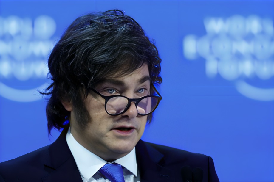 Milei en Davos