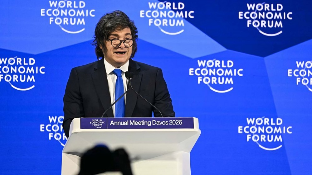 Milei en Davos