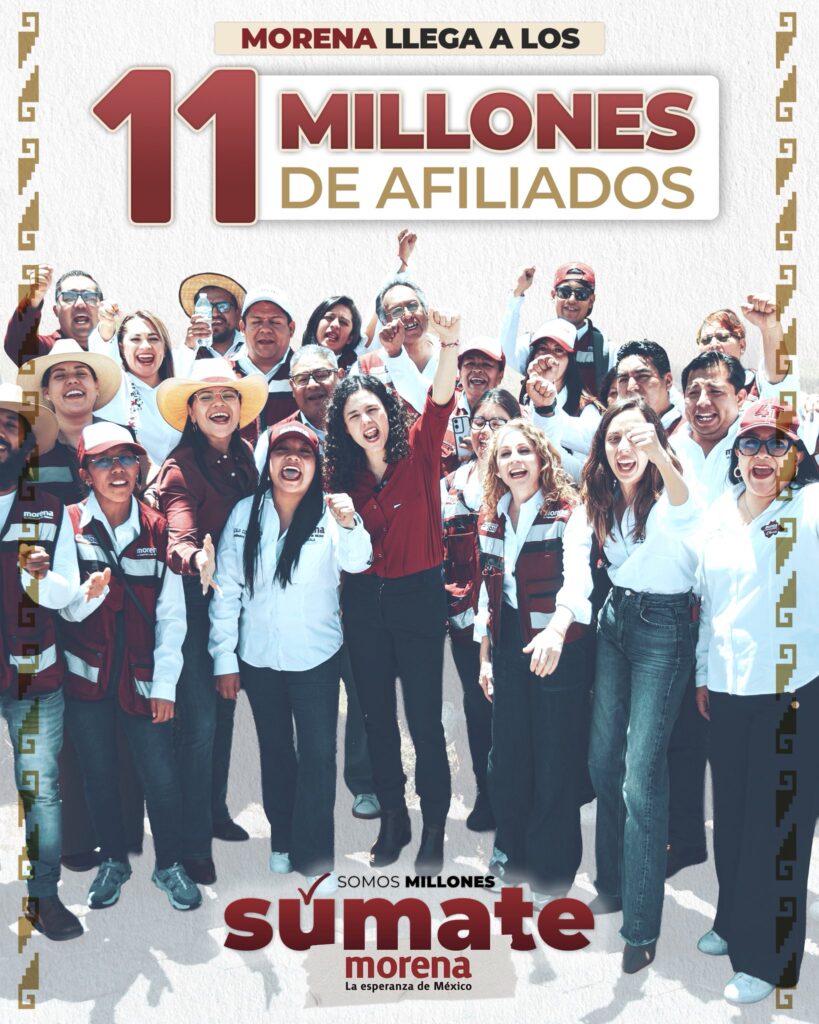 Record de afiliación Morena