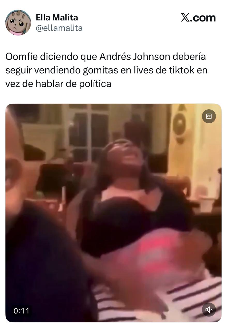Redes exhiben a Andrés Johnson 
