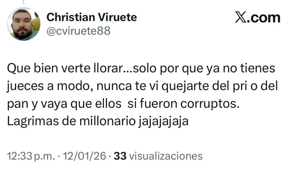 Ricardo Salinas Pliego no tiene jueces 