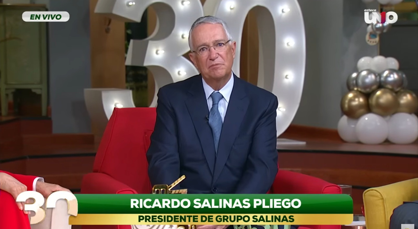 Salinas Pliego llora en Ventaneando 