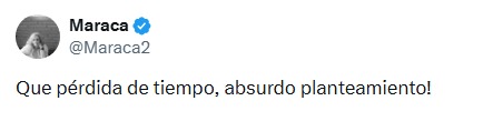 Criticas a Mauricio Tabe