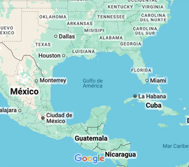 Trump defiende nombre de Golfo de América