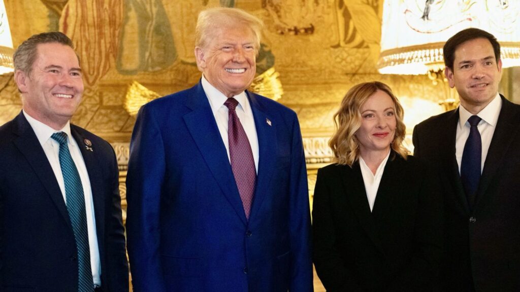 Trump y Meloni