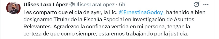 Ulises Lara en X
