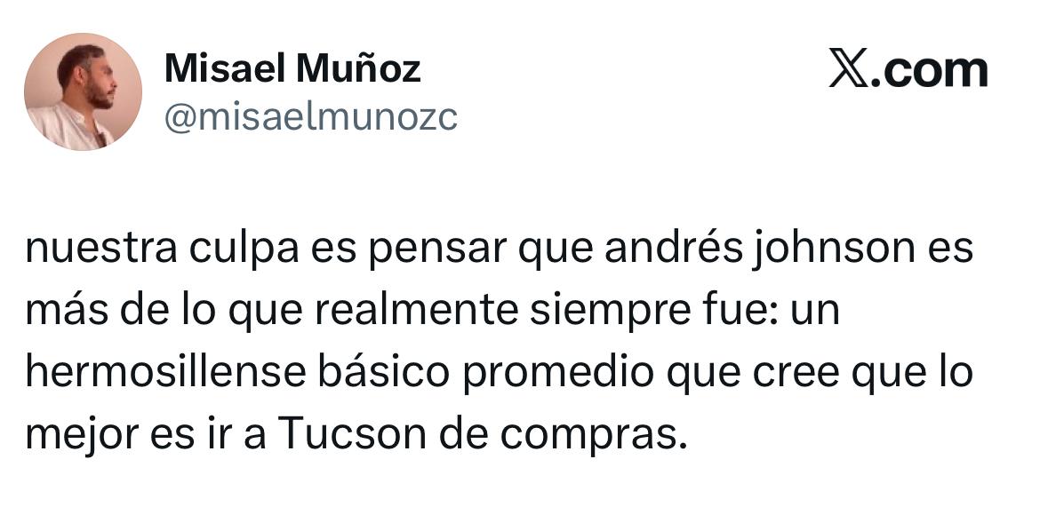 Usuarios exhiben a Andrés Johnson 