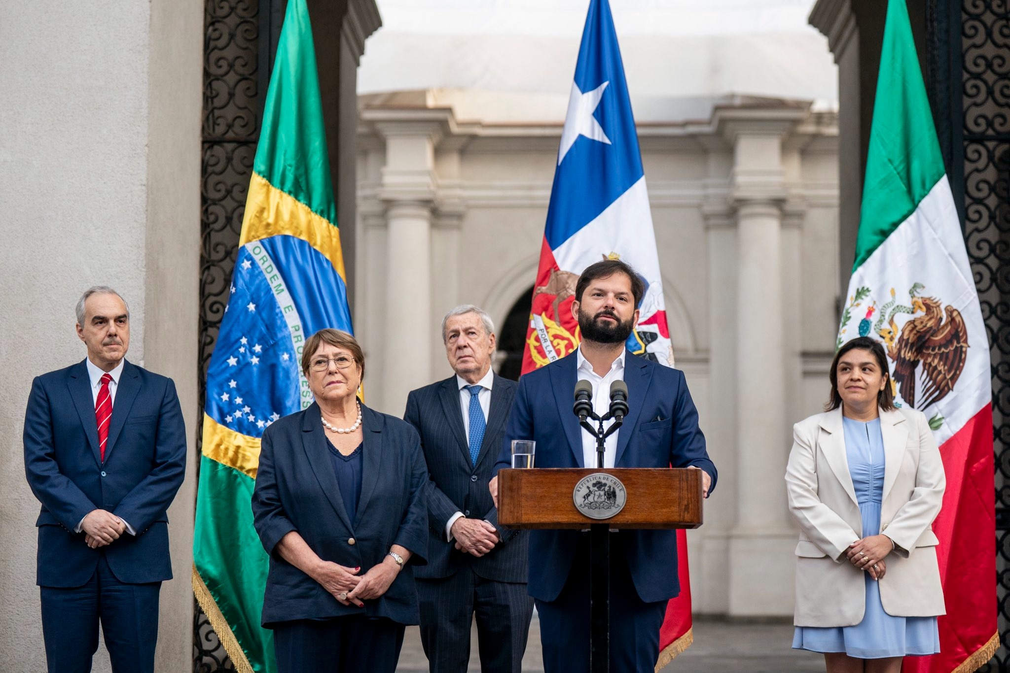 Gabriel Boric Michelle Bachelet