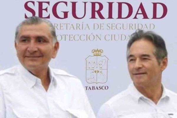 Adán Augusto, señalado por cercanía con Hernán Bermúdez