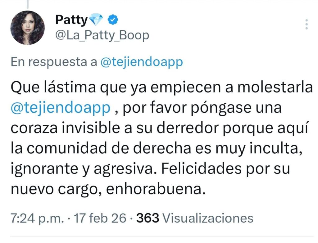 Apoyo a Nadia López