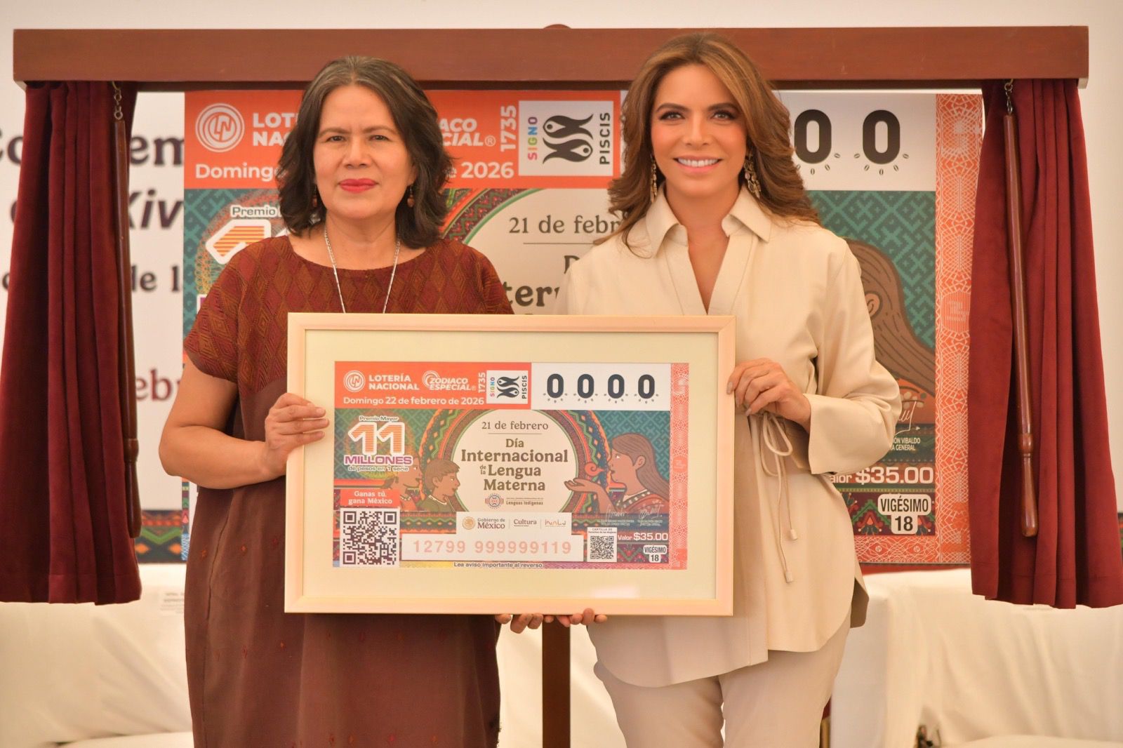 Así es billete conmemorativo de la lengua materna