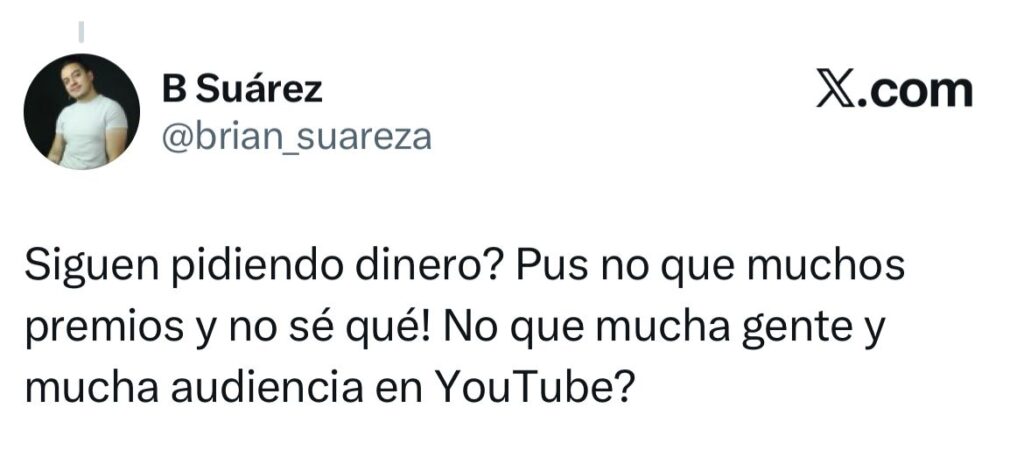 Atypical pidiendo dinero