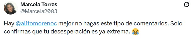 confirma desesperación