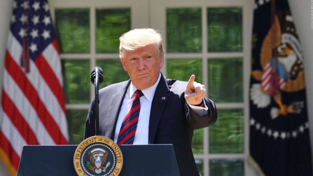 Donald Trump amenaza a carteles