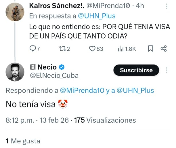 El Necio visa