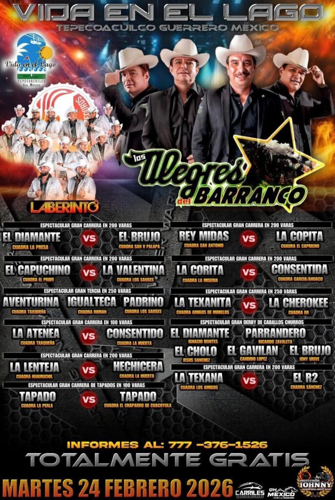 evento de Los Alegres del Barranco
